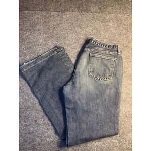 Gap Long and Lean Bootcut Jeans Womens 16 Blue Denim Comfort Mid Rise‎ Outdoor